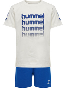 Hummel hmlMALIK SHORTS SET, T-Shirts & Tops in Größe 104. Farbe: Blue quartz