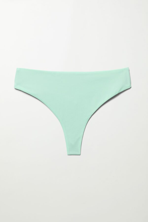 Bild 1 von Weekday Tanga-Bikinihose Ava Helltürkis, Bikini-Unterteil in Größe S. Farbe: Light turquoise