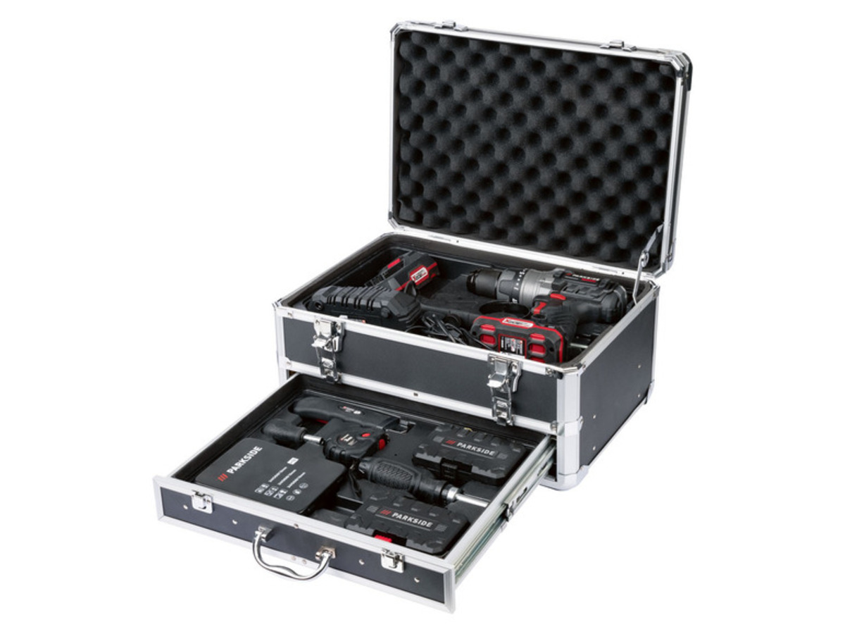 Bild 1 von PARKSIDE PERFORMANCE 20 V Akku-Schlagbohrschrauber Starter-Set »PSBSAP 20-Li B3«, mit Akkus und Ladegerät