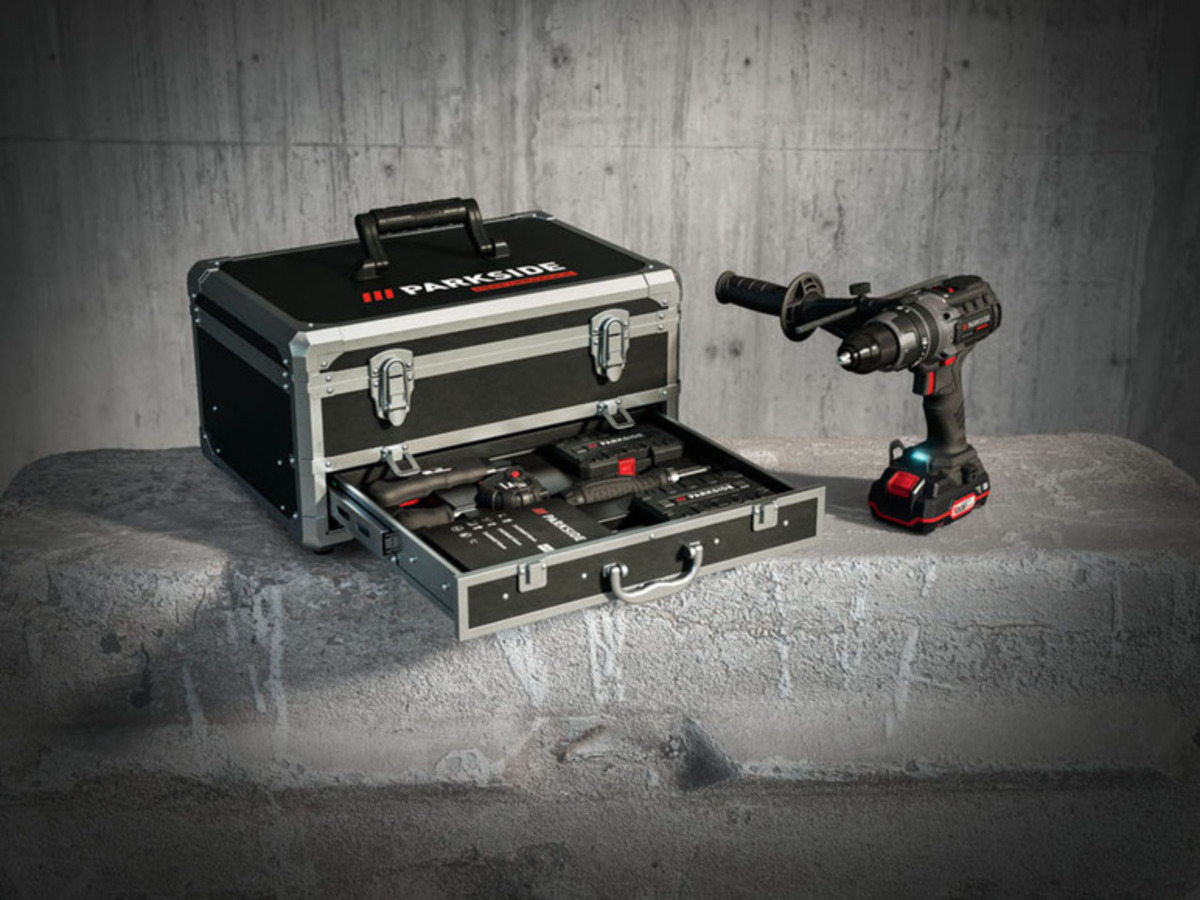 Bild 2 von PARKSIDE PERFORMANCE 20 V Akku-Schlagbohrschrauber Starter-Set »PSBSAP 20-Li B3«, mit Akkus und Ladegerät