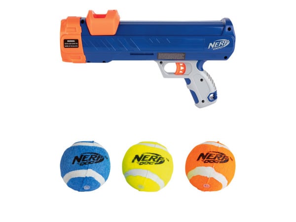 Bild 1 von Nerf Dog Tennisball Blaster Mini, mit 3 Bällen