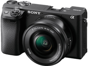 SONY Alpha 6400 Kit (ILCE-6400L) Systemkamera 24.2 Megapixel mit Objektiv 16 - 50 mm , 7.5 cm Display   Touchscreen, WLAN