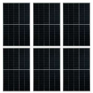 RISEN Solarpanel RSM40-8-410M 6er Set 2460 Watt - Monokristallin Balkonkraftwerk Solarmodul je 410 W