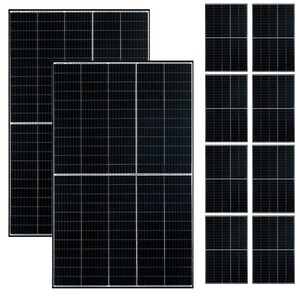 RISEN Solarpanel RSM40-8-410M 10er Set 4100 Watt - Monokristallin Balkonkraftwerk Solarmodul je 410 W
