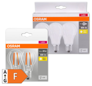 OSRAM LED-Leuchtmittel im Multipack