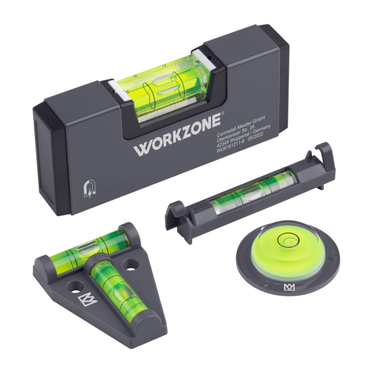 Bild 2 von WORKZONE Libellen-Wasserwaagen-Set