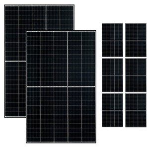 RISEN Solarpanel RSM40-8-410M 8er Set 3280 Watt - Monokristallin Balkonkraftwerk Solarmodul je 410 W