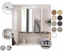 Bild 3 von FACKELMANN Spiegelschrank »SBC« (Spiegelschrank mit LED-Aufsatzleuchte) Badmöbel Spiegelschrank Gästebad inkl. Aufsatzleuchte, Breite 50cm