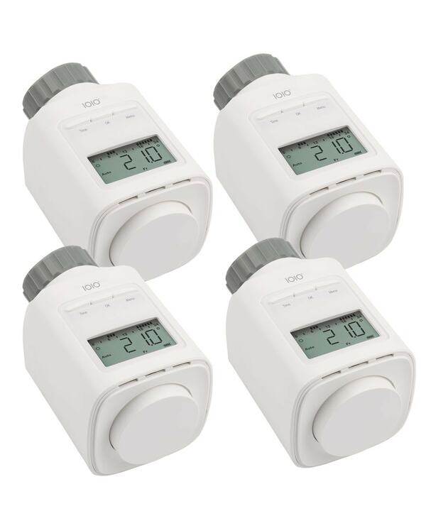 Bild 1 von 4 Stück IOIO HT 2000 Elektronischer Thermostat Heizkörperthermostat spart bis 30% Heizkosten