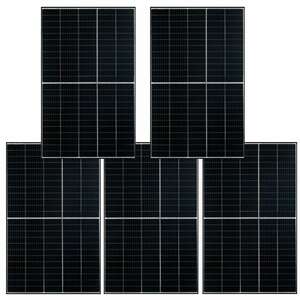 RISEN Solarpanel RSM40-8-410M 5er Set 2050 Watt -Monokristallin Balkonkraftwerk Solarmodul je 410 W