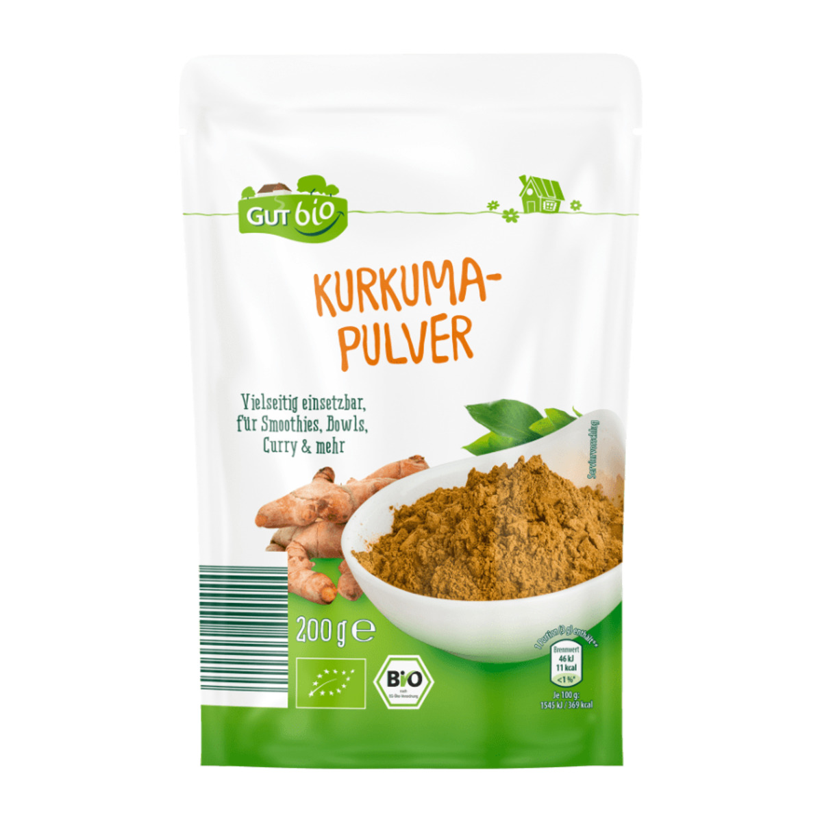Bild 4 von GUT BIO Bio-Spirulina- / Kokosmilch- / Kurkuma-Pulver