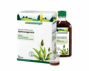 Schoenenberger Naturreiner Heilpflanzensaft Spitzwegerich 3x 200 ml