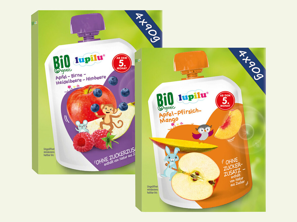 Bild 1 von Lupilu Bio Quetschbeutel