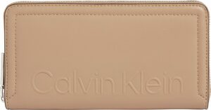 Calvin Klein Geldbörse »MINIMAL HARDWARE Z/A WALLET LG«, mit Logo Prägung