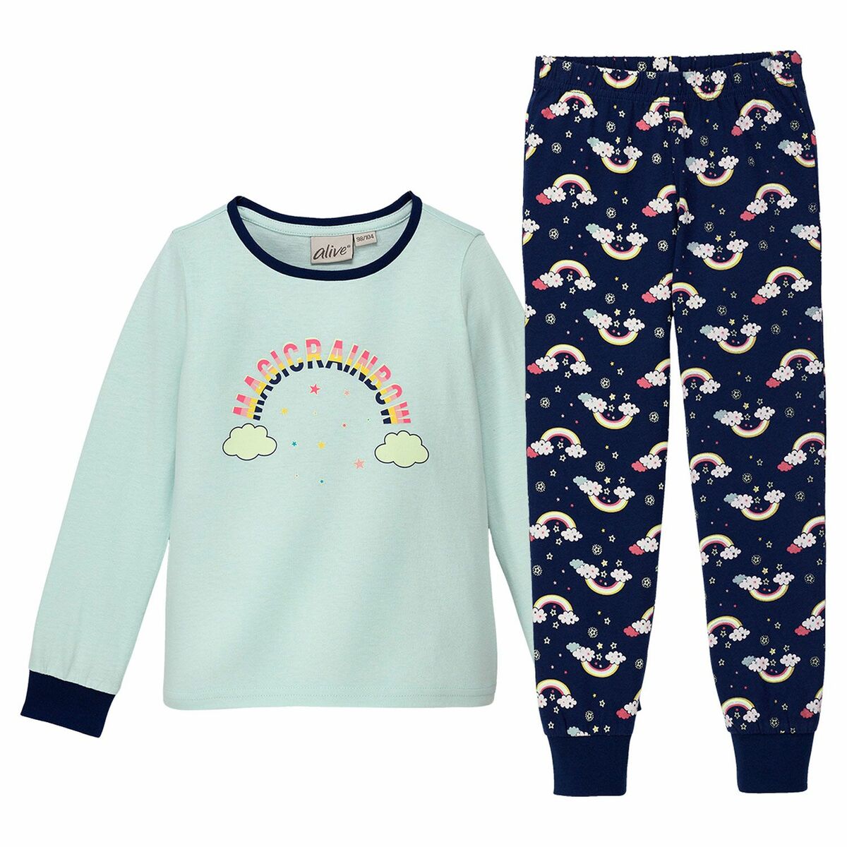 Bild 1 von ALIVE®  Kinder Winter-Schlafanzug, glow in the dark