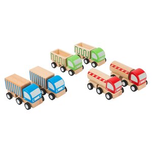 Small Foot Holzfahrzeug LKW-Fahrzeuge