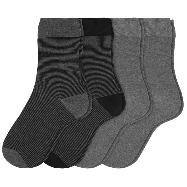 Bild 1 von 4 Paar Herren Socken im Muster-Mix