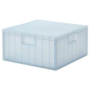PANSARTAX  Box mit Deckel, transparent graublau
