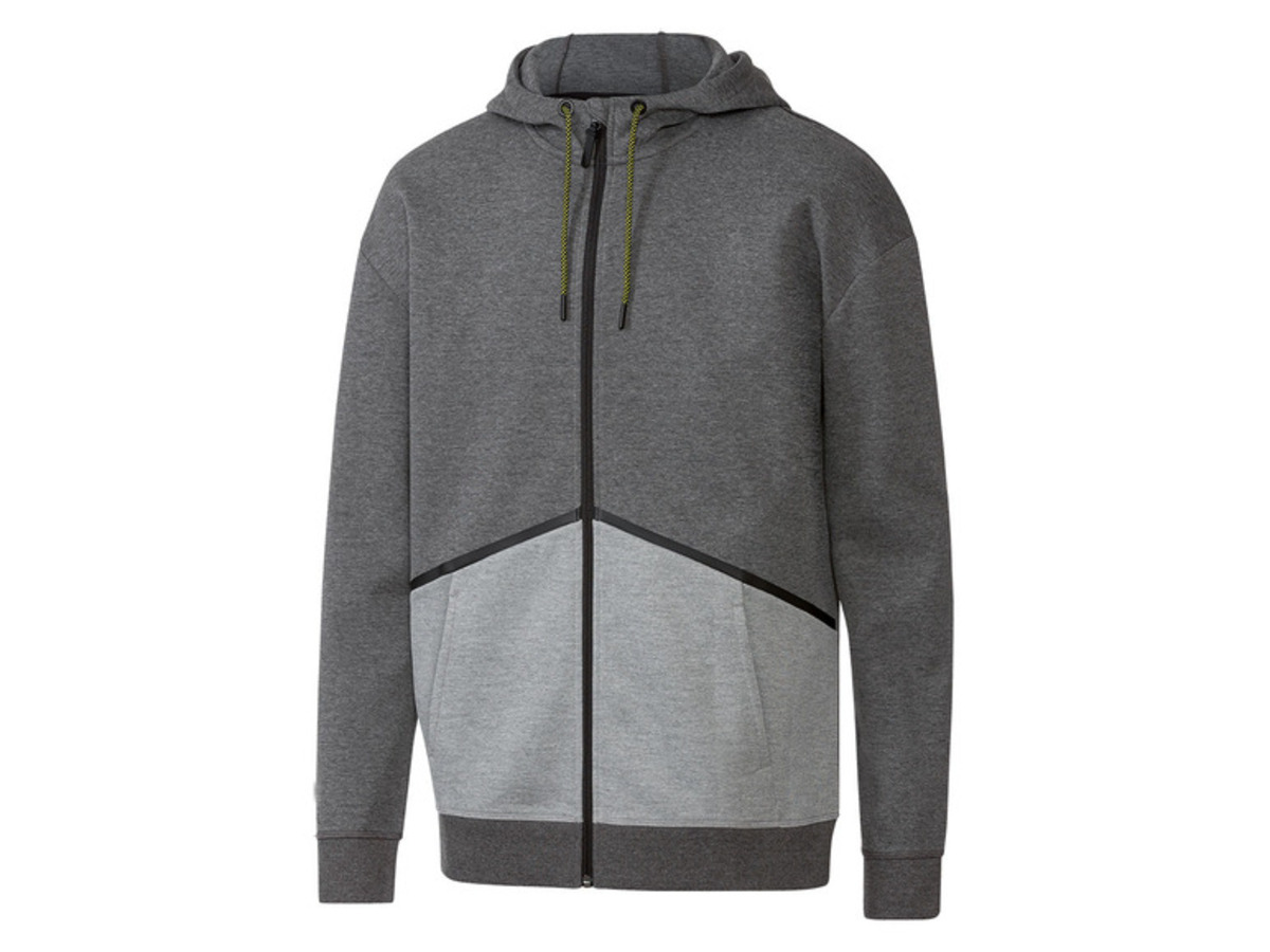 Bild 4 von crivit Herren Sweatjacke, mit Kapuze