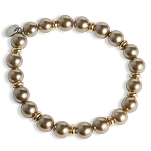 PEARLS FOR GIRLS Damen Perlmutt-Armband schönes Schmuckstück Gold/Silber
