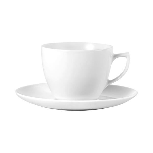Bild 1 von Kaffeetasse mit Untertasse Katarina in Weiß aus Keramik