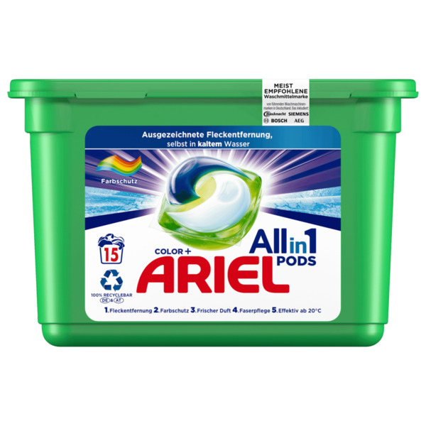 Bild 1 von Ariel Colorwaschmittel All-in-1 Pods 394,5g 15WL