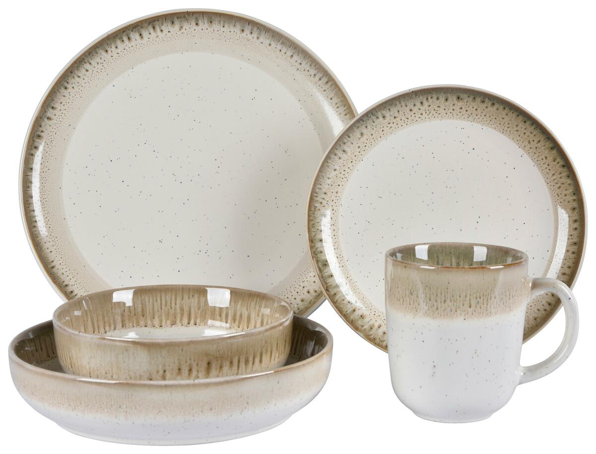 Bild 1 von Kombiservice Lenja in Beige, 20-teilig