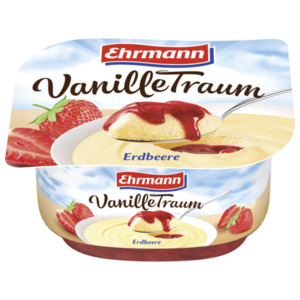 Ehrmann Vanille Traum Erdbeere 115g