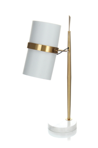 Kayoom Tischlampe Novum 210 Weiß / Gold