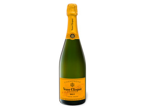 Veuve Clicquot Yellow Label Champagner mit Geschenkbox