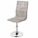 Bild 1 von Esszimmerstuhl MCW-C41, Stuhl Küchenstuhl, höhenverstellbar drehbar, Stoff/Textil ~ vintage grau