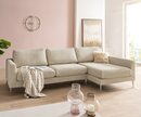 Bild 1 von Eckcouch Marla Cordstoff Cord Creme-Weiß 285x140 cm Recamiere rechts Ecksofa