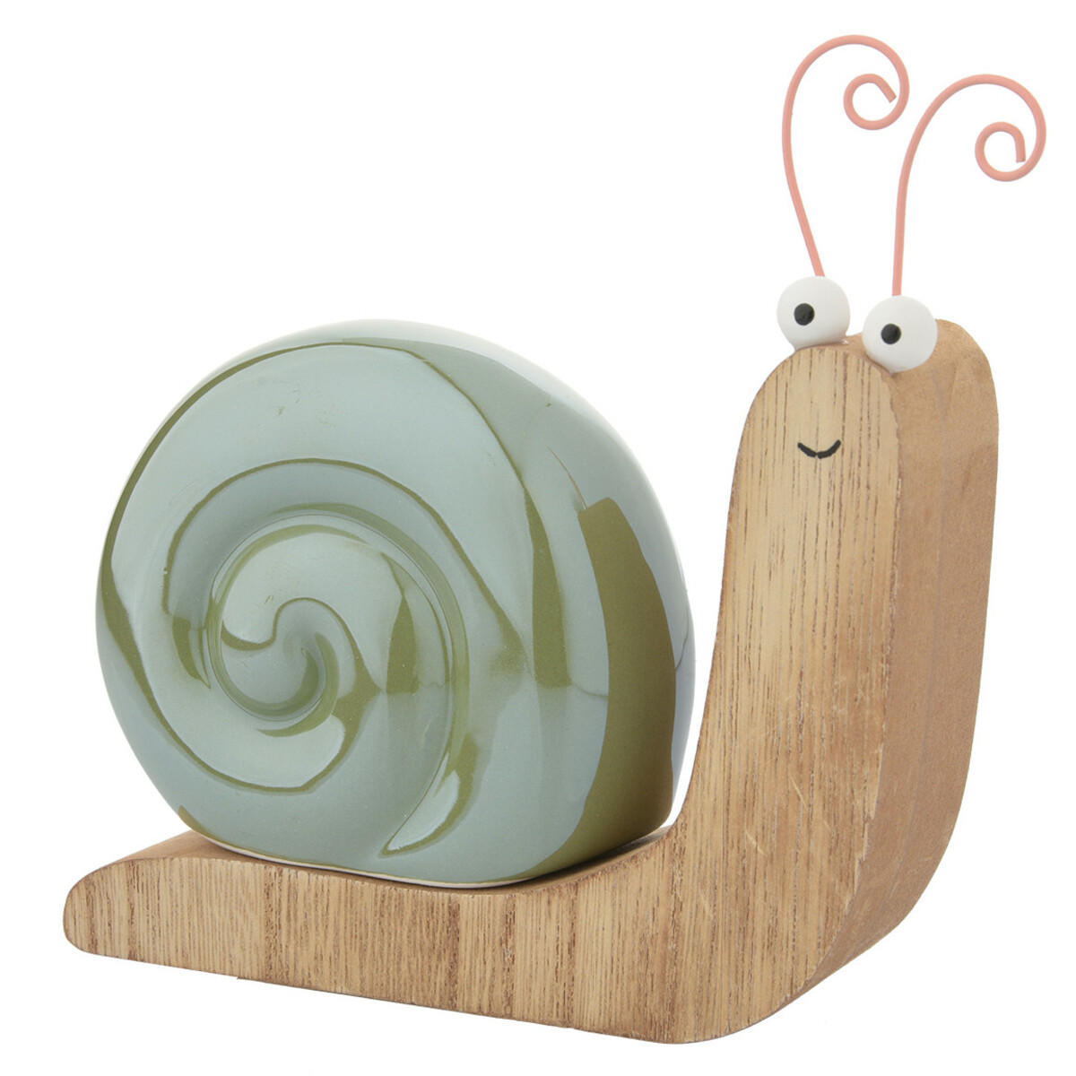 Bild 1 von Deko-Figur Schnecke mit Porzellanhäuschen