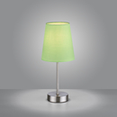 Bild 4 von Leuchten Direkt, Tischleuchte 1-flammig, E14, Stoffschirm, Schnurschalter, grün   HEINRICH