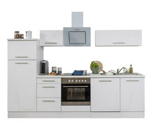 Respekta Premium-Küchenleerblock, ca. 280 cm, weiß