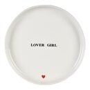 Bild 1 von Dessertteller Lover Girl ca.D20cm, weiss