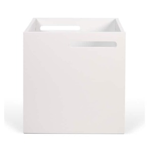 Regalbox BERLIN BOX 34 x 34 cm weiß - MDF weiß lackiert - Breite 34 cm - Höhe 34 cm - Tiefe 33 cm