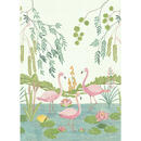 Bild 1 von Komar Fototapete Flamingo Vibes Flamingo B/L: ca. 200x280 cm