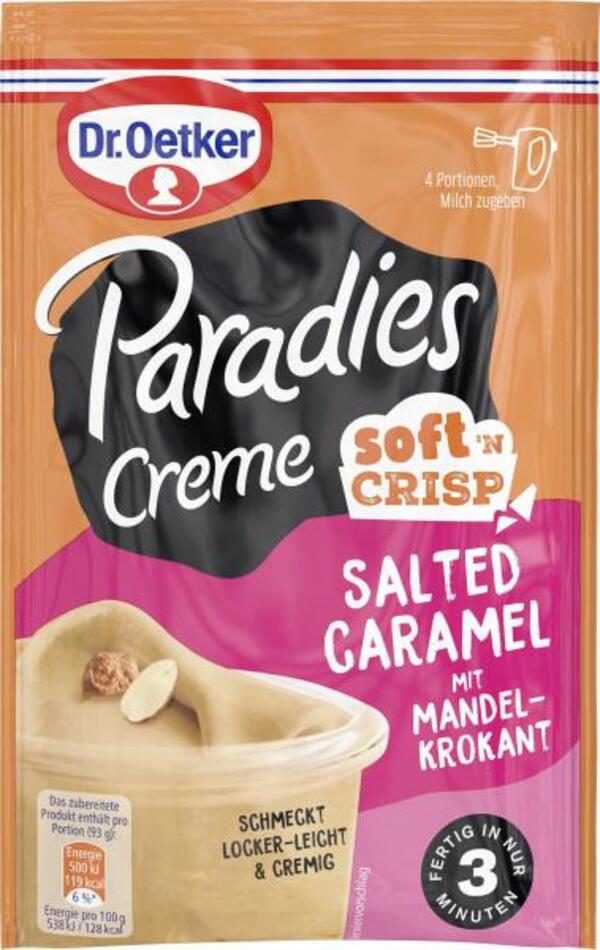 Bild 1 von Dr. Oetker Paradies Creme soft'n Crips Salted Caramel