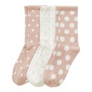 Bild 1 von Damen-Socken mit Punkte-Muster, 3er-Pack