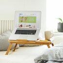 Bild 2 von relaxdays Laptoptisch »Bambus Betttablett mit Leseklappe«