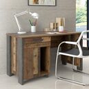 Bild 2 von Stylefy Schreibtisch »Califfo Altes Holz Optik Beton Optik«