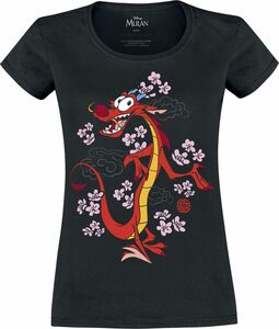Mulan Mushu T-Shirt schwarz