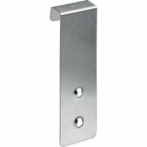 Hettich Türaufhängung für Garderobenleisten Edelstahl 133 mm x 40 mm x 20 mm