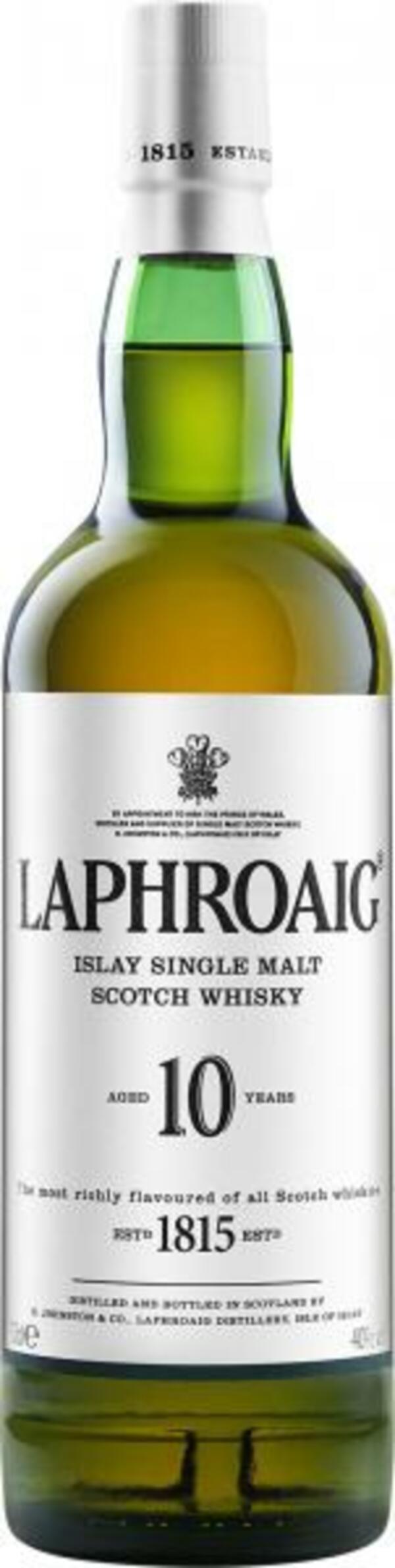 Bild 1 von Laphroaig Islay Single Malt Scotch Whisky 10 years