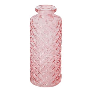 Vase aus Glas, ca. 13x5,5cm