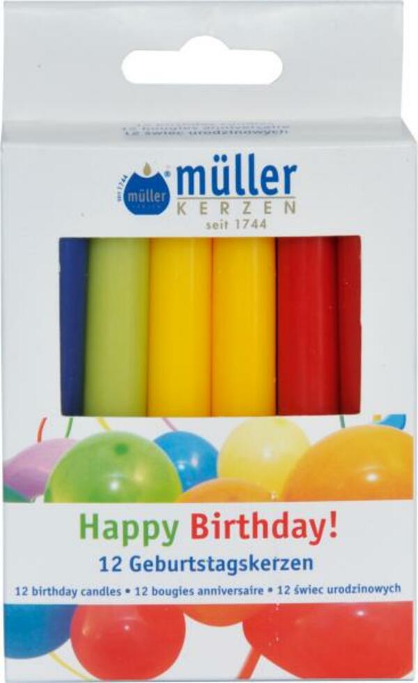 Bild 1 von Müller-Kerzen Geburtstagskerzen