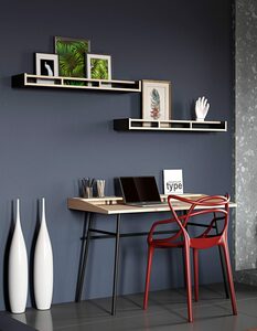 TemaHome Schreibtisch »Ply«, mit schönen Metallbeinen und ausreichenden Arbeitsplatz, sowie