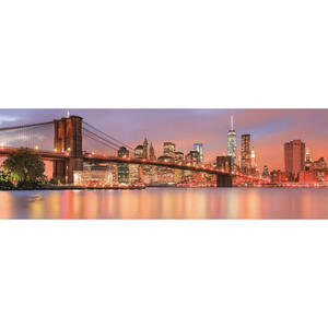 Komar Fototapete Brooklyn Nights Skyline B/L: ca. 368x124 cm