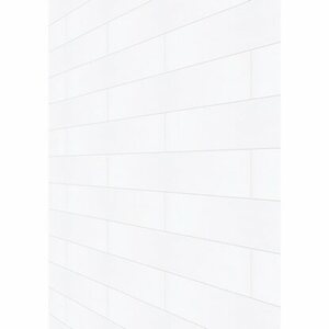 Wandpaneele Hochglanz Uni Weiß 25,3 cm x 260 cm